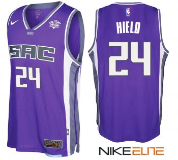 2017-2018 New Season Buddy Hield Sacramento Kings #24 Purple Road Jersey