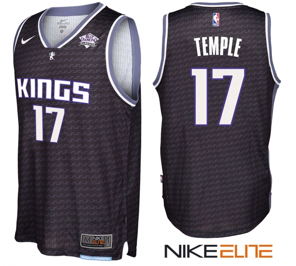 Sacramento Kings #17 Garrett Temple New Season Jersey