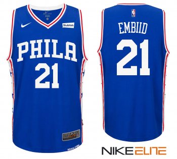 Philadelphia 76ers #21 Joel Embiid New Season Jersey