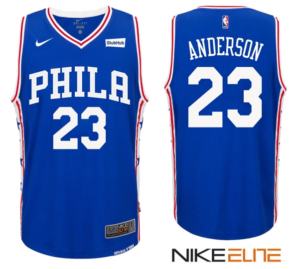 Philadelphia 76ers #23 Justin Anderson New Season Jersey