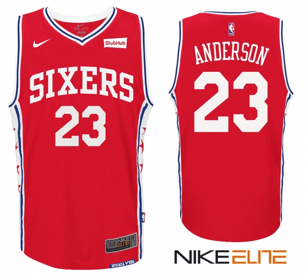 Philadelphia 76ers #23 Justin Anderson New Season Jersey