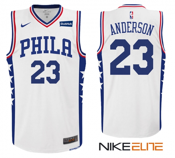 Philadelphia 76ers #23 Justin Anderson New Season Jersey