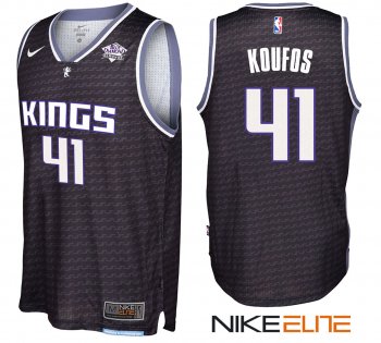 Sacramento Kings #41 Kosta Koufos New Season Jersey