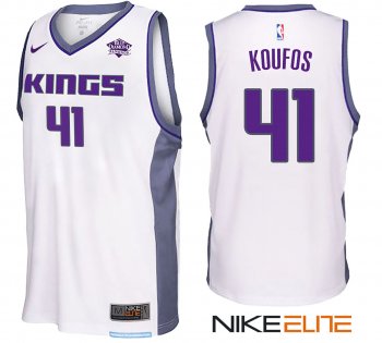 Sacramento Kings #41 Kosta Koufos New Season Jersey