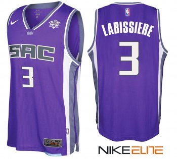 Sacramento Kings #3 Skal Labissiere New Season Jersey