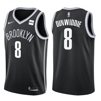 Brooklyn Nets #8 Spencer Dinwiddie New Season Jersey