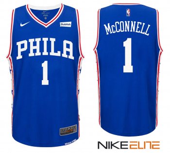 Philadelphia 76ers #1 T.J. McConnell New Season Jersey