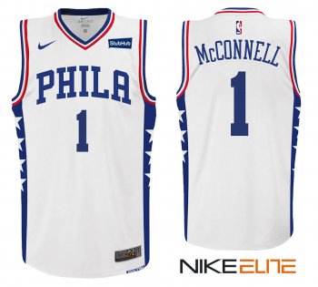 Philadelphia 76ers #1 T.J. McConnell New Season Jersey