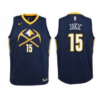 Youth Denver Nuggets #15 Nikola Jokic City Jersey