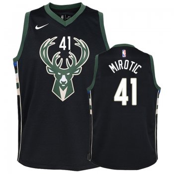 Youth Milwaukee Bucks #41 Nikola Mirotic Statement Jersey