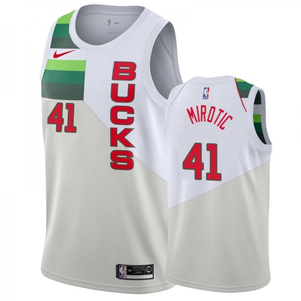 Milwaukee Bucks #41 Nikola Mirotic Earned Jersey