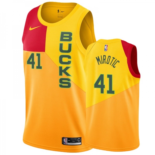 Milwaukee Bucks #41 Nikola Mirotic City Jersey