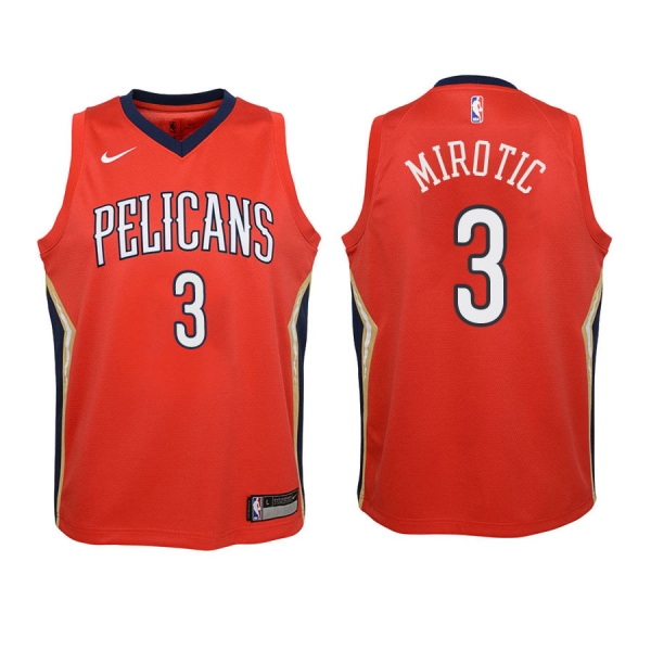 Youth New Orleans Pelicans #3 Nikola Mirotic Statement Jersey