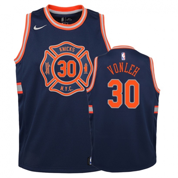 Youth New York Knicks #30 Noah Vonleh City Jersey