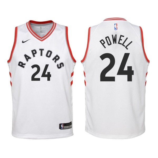 Youth Toronto Raptors #24 Norman Powell Association Jersey