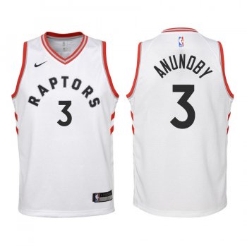 Youth Toronto Raptors #3 OG Anunoby Association Jersey