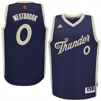 Oklahoma City Thunder #0 Russell Westbrook Christmas Jersey