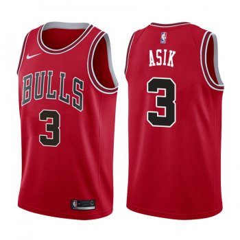 Chicago Bulls Omer Asik #3 Red Icon Edition Jersey