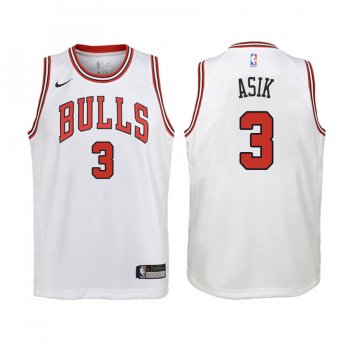 Youth Chicago Bulls #3 Omer Asik Association Jersey