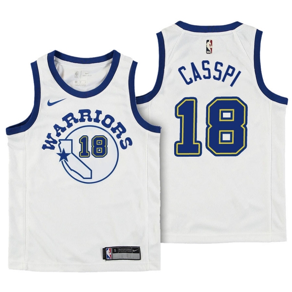 Youth Golden State Warriors #18 Omri Casspi Hardwood Classics Jersey