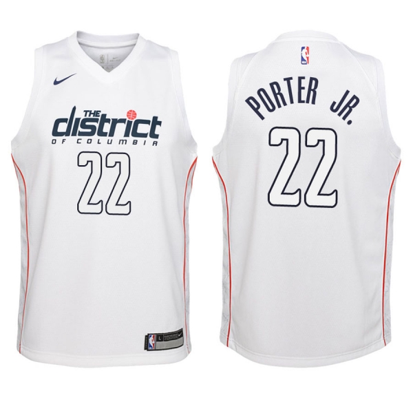 Youth Washington Wizards #22 Otto Porter Jr. City Jersey