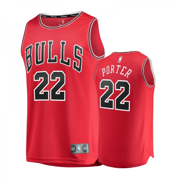 Youth Bulls Otto Porter Red Icon Edition Jersey Replica