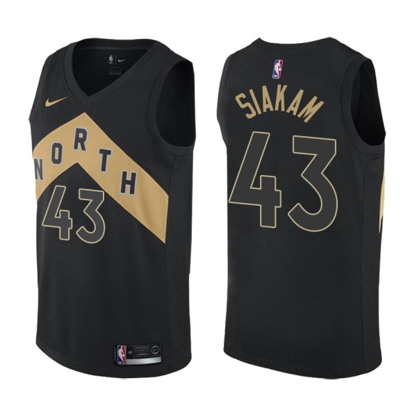 Toronto Raptors Pascal Siakam #43 Black City Edition Jersey