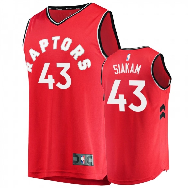 Men's Raptors Pascal Siakam Red Replica Icon Jersey Fanatics Branded