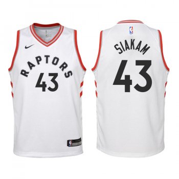 Youth Toronto Raptors #43 Pascal Siakam Association Jersey