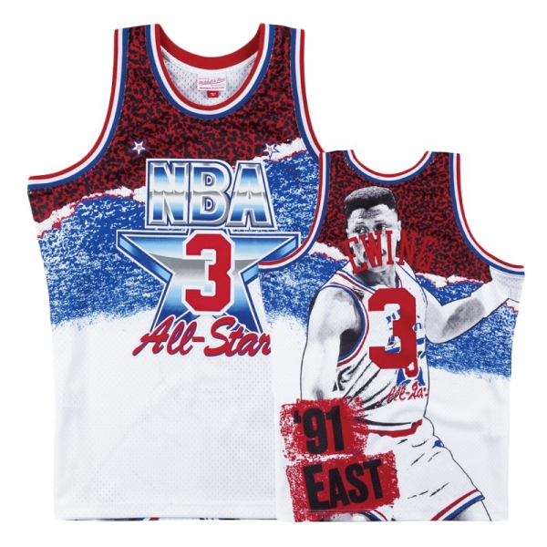 New York Knicks #3 Patrick Ewing All-Star Jersey