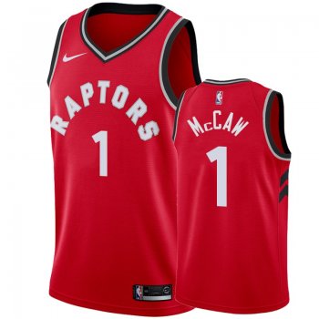 Toronto Raptors Patrick McCaw #1 Red 2018-2019 Icon Jersey