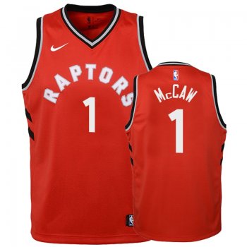 Youth Toronto Raptors #1 Patrick McCaw Icon Jersey