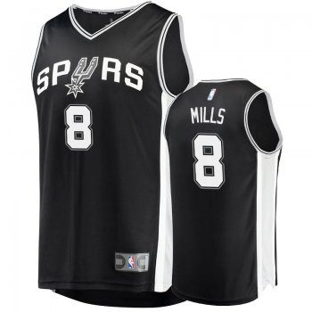 Men's Antonio Spurs Patty Mills Black Replica Icon Jersey Fanatics Branded