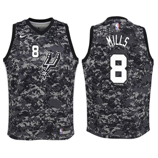 Youth San Antonio Spurs #8 Patty Mills City Jersey