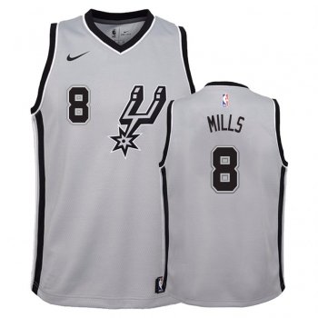 Youth San Antonio Spurs #8 Patty Mills Statement Jersey