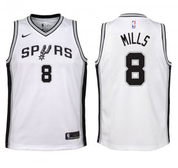 Youth San Antonio Spurs #8 Patty Mills Association Jersey