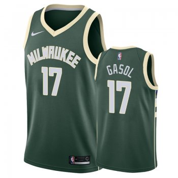 Milwaukee Bucks Pau Gasol #17 Green 2018-19 Icon Jersey