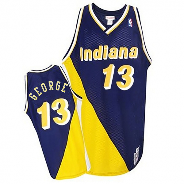 Indiana Pacers #13 Paul George Hardwood Classics Jersey