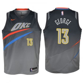 Youth Oklahoma City Thunder #13 Paul George City Jersey