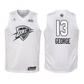 Youth Oklahoma City Thunder #13 Paul George All-Star Jersey