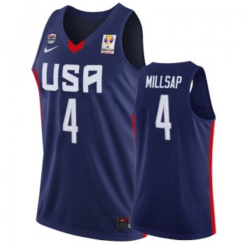 USA Team #4 Paul Millsap FIBA Basketball World Cup Jersey