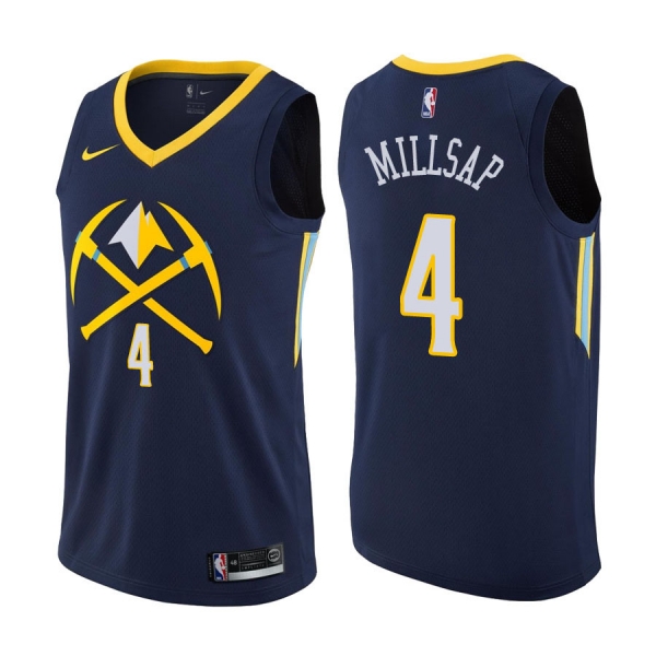 Denver Nuggets #4 Paul Millsap City Jersey