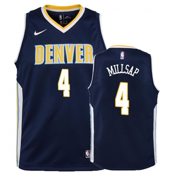 Youth Denver Nuggets #4 Paul Millsap Icon Jersey