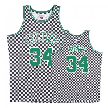 Boston Celtics #34 Paul Pierce Checkerboard Jersey