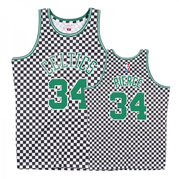 Boston Celtics #34 Paul Pierce Checkerboard Jersey