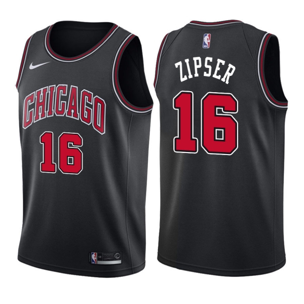 Chicago Bulls #16 Paul Zipser Statement Jersey