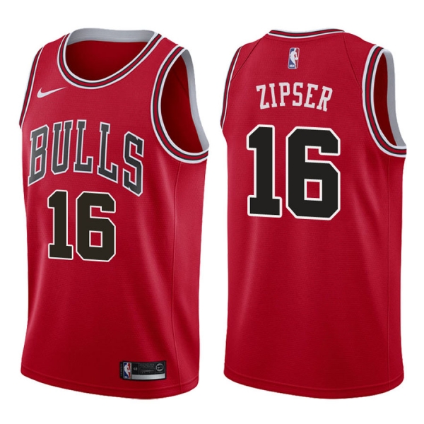 Chicago Bulls #16 Paul Zipser Icon Jersey