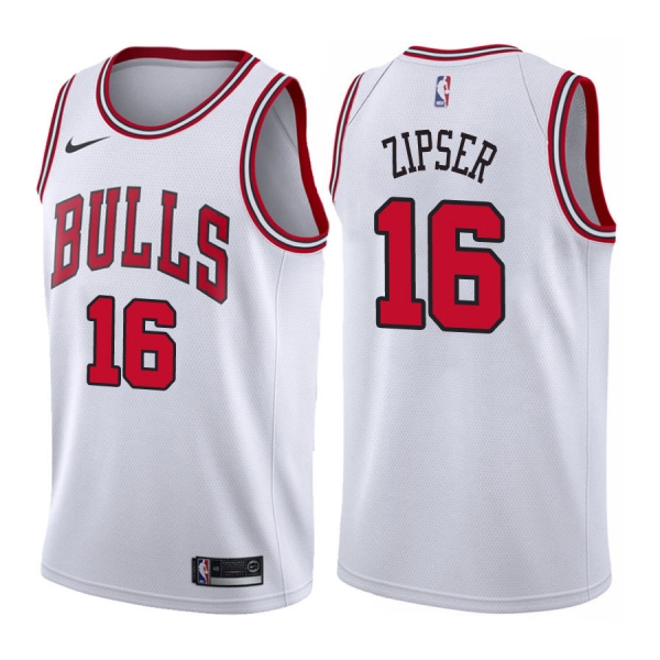 Chicago Bulls #16 Paul Zipser Association Jersey