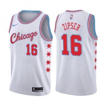 Chicago Bulls #16 Paul Zipser City Jersey