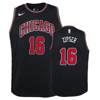 Youth Chicago Bulls #16 Paul Zipser Statement Jersey